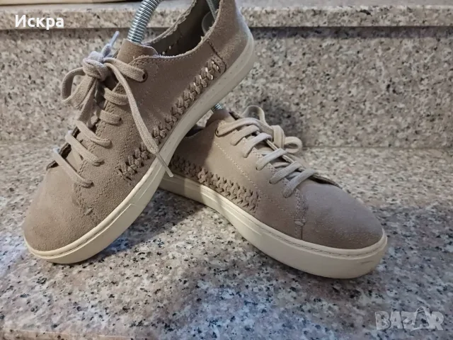  Toms велурени кожени маратонки размер 38 , бежови