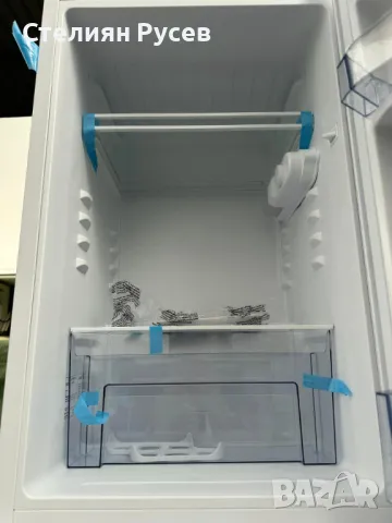   0034 нов малък    Хладилник Crown GN 1002*** , 90 l, F , Бял цена 315лв  2г гаранция/ НОВ  -само х, снимка 2 - Хладилници - 47536276