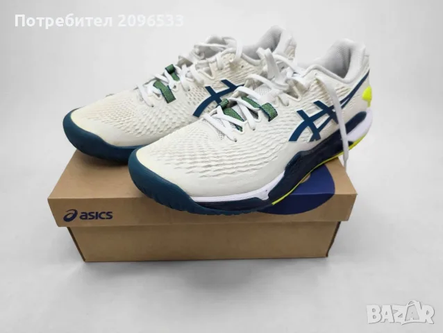 ASICS GEL-RESOLUTION 9 - 44.5 / 28.25 см - Бели - като нови