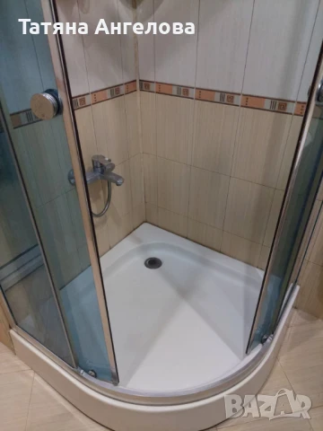 Здрави и запазени душ кабина 90/90 см 6 мм стъкло и корито, умивалник с ботуш, снимка 2 - Други - 50536884