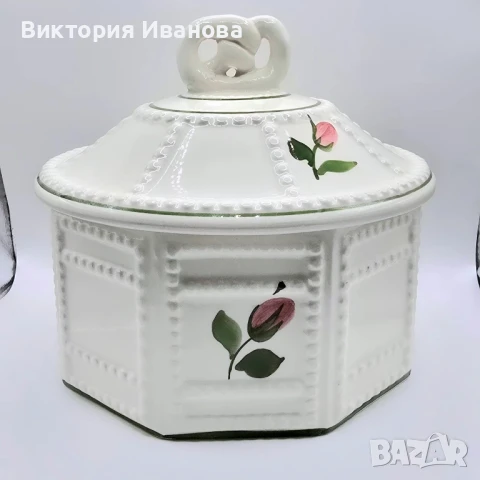 Ръчно рисувана кутия , снимка 2 - Антикварни и старинни предмети - 51409018