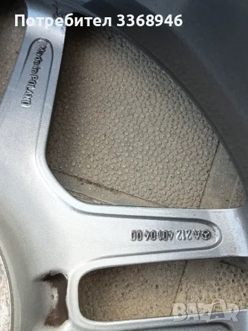Оригинални джанти Мерцедес АМГ 18" 5х112 спорт пакет Mercedes AMG 18 5x112 с гуми, снимка 9 - Гуми и джанти - 56235199