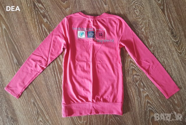 Дамска розова блуза S/M-15лв НАМАЛЕНИЕ, снимка 2 - Блузи с дълъг ръкав и пуловери - 39487169