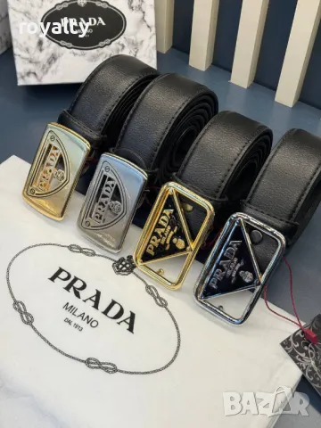 Prad🅰️ Колани - 4 см. - Естествена Кожа, снимка 1 - Колани - 49509379