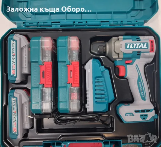 Ударен винтоверт TOTAL , снимка 2 - Винтоверти - 56265991