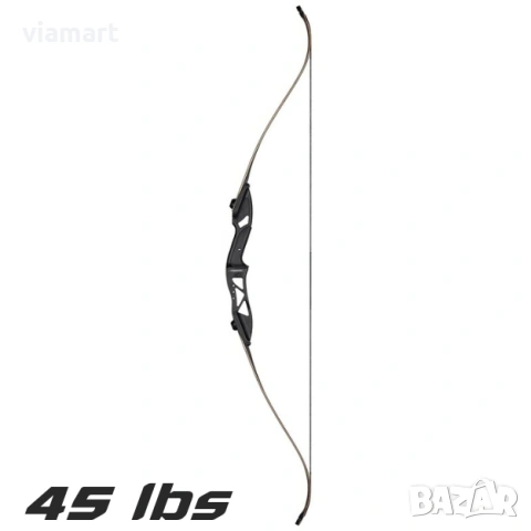 Лък за стрелба Toparchery Archery 45 Recurve Bow, Метална дръжка
