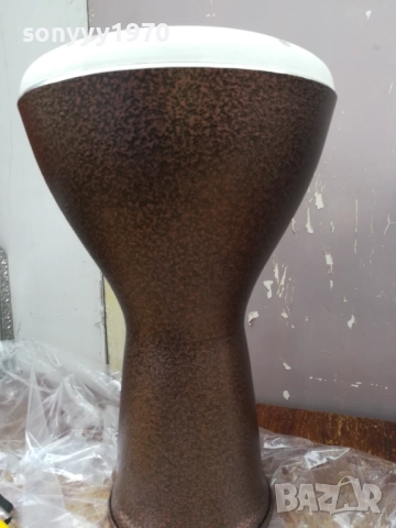 КАФЯВА ПЕРЛА-ГОЛЯМА ТАРАМБУКА 41Х26СМ ОТ СИРИЯ 2208251843, снимка 10 - Ударни инструменти - 51456926