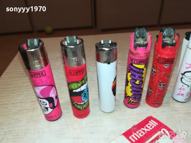 CLIPPER ЛОТ 7-10БР ЗАПАЛКИ КОЛЕКЦИЯ 2612241417, снимка 2 - Колекции - 48462705