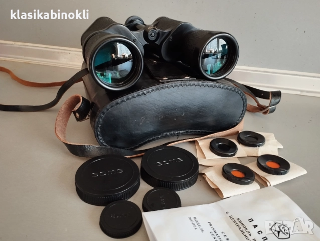 ТОП НОВ Съветски Бинокъл-БПВ1 7х50-MADE IN СССР, снимка 11 - Екипировка - 52942486