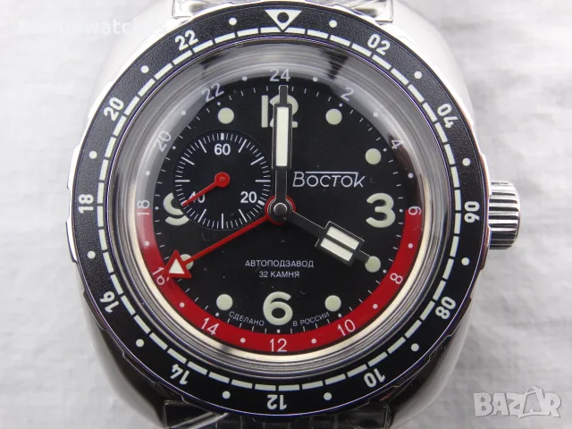ВОСТОК АМФИБИЯ АВТОМАТИЧЕН "COKE" -GMT ref: 71070А