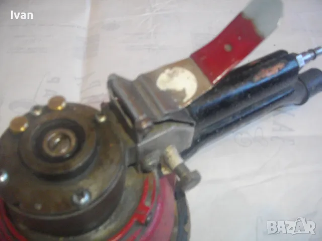 ф150мм Голям Масивен ПНЕВМАТИЧЕН ЕКСЦЕНТЪР ВИБРОШЛАЙФ ВИБРАЦИОНЕН РОТАЦИОНЕН Отличен ПРОФЕСИОНАЛЕН, снимка 7 - Други инструменти - 47518952