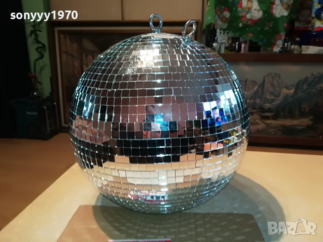 VARYTEC-GERMANY Голяма профи диско топка-30см 0104221901, снимка 6 - Ресийвъри, усилватели, смесителни пултове - 36311362