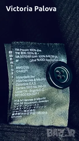 Връхна джинсова риза унисекс H&M , снимка 4 - Якета - 48839928