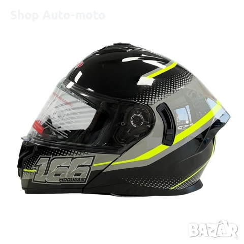 Мото каска Automat, Каска с двоен визьор, 166, S, M, L и XL размер, 4 цвята, снимка 14 - Аксесоари и консумативи - 50652169