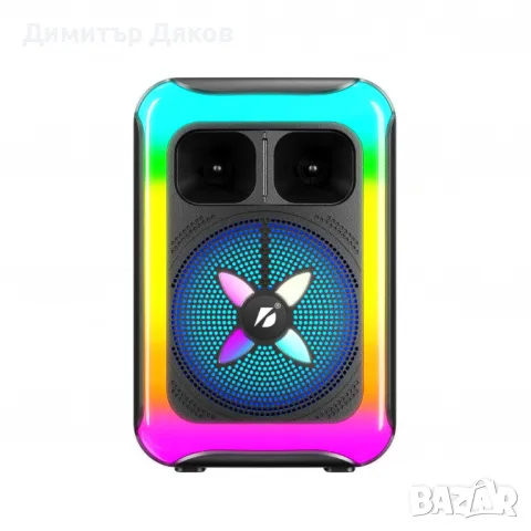 Мощен Bluetooth 8'' високоговорител с микрофон - С караоке и светлинни ефекти KTS-1727