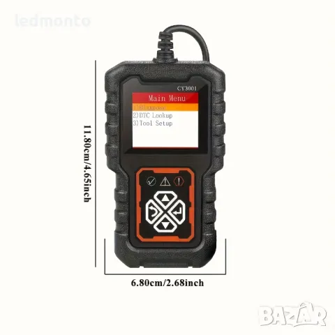 CY3001 OBD2 Устройство за Диагностика на Автомобили  Бързо и Прецизно Откриване на Проблеми, снимка 2 - Аксесоари и консумативи - 48759611