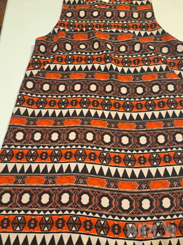 H&M рокля с геометричен десен – размер EUR 36 / US 6, снимка 2 - Рокли - 52059545