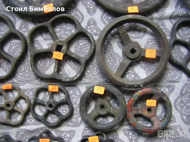 Дръжки, врътки за чугунени кранове, снимка 7 - Резервни части за машини - 50404141