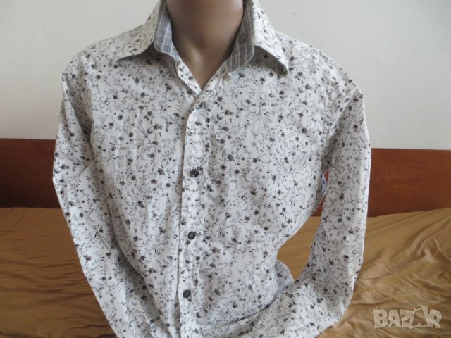 Мъжка риза с дълъг ръкав Cast iron, снимка 1