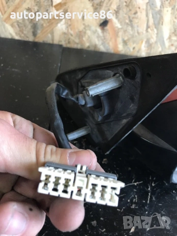 Дясно странично огледало бордо червен цвят за Peugeot 406 (2001) 015001 , снимка 3 - Части - 53835801