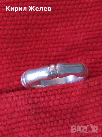 ПРЕКРАСЕН Стар АРТ ДЕКО АНЖЛИЙСКИ СРЕБЪРЕН ПРЪСТЕН СРЕБРО 925 РЪЧНА ХУДОЖЕСТВЕНА ИЗРАБОТКА 38483, снимка 12 - Пръстени - 41455205