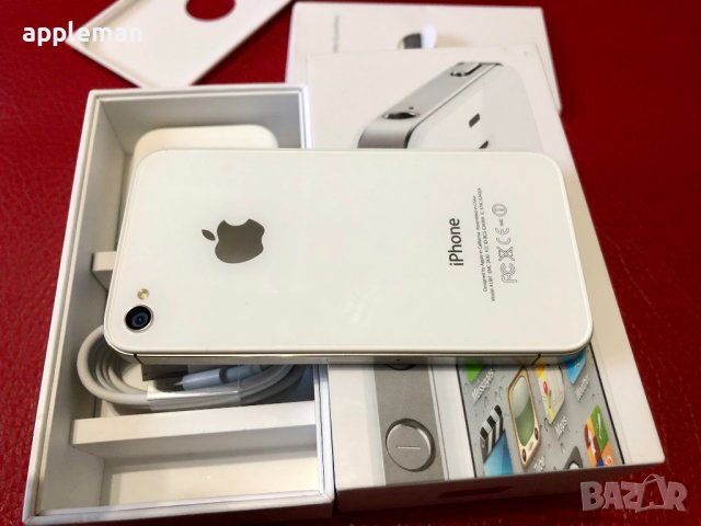 Apple iPhone 4s 16Gb Бял Фабрично отключен Айфон телефон, снимка 4 - Apple iPhone - 30577322