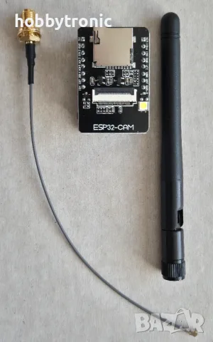 ESP32-CAM WiFi модул с камера и антена , снимка 3 - Друга електроника - 56124767