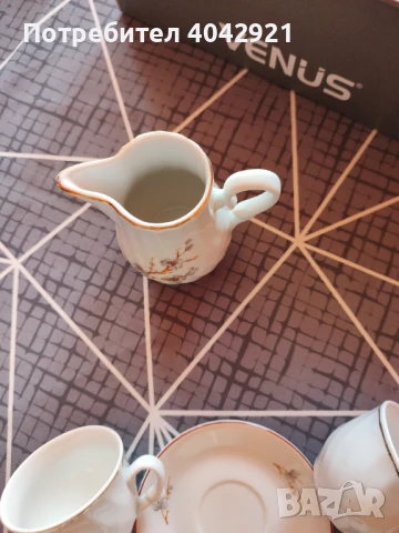 Чашки за кафе ,чинийки и каничка за мляко, снимка 3 - Чаши - 50771337