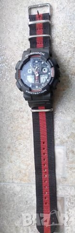 Адаптери и Нато каишка 24 мм за Casio Gshock GA100, снимка 6 - Каишки за часовници - 41840976