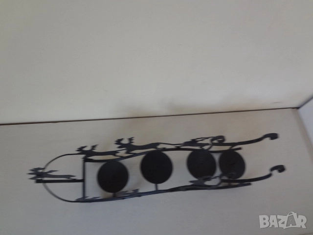 Нов метален свещник с еленчета от Виена, снимка 11 - Декорация за дома - 52794677