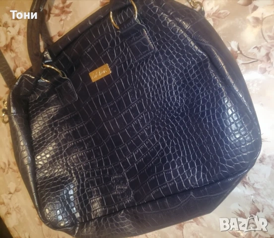 CARLA FAUSTINI Оригинал Нова Кожена Дамска Чанта , снимка 4 - Чанти - 53729403