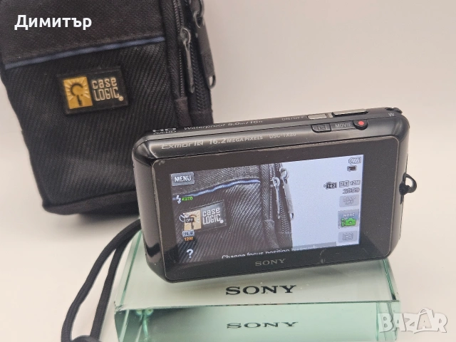 Дигитален фотоапарат Sony Dsc-TX20 Xmor 16.2mp камера Digital photo camera 16gb sd battery, снимка 6 - Фотоапарати - 53763560