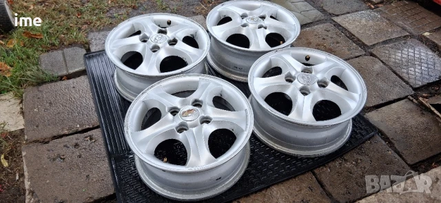 4бр. ляти джанти 6J15 ET46. 4x114.3 мм. 67.1 мм среден отвор. OEM 5291027700. Свалени са от Hyundai., снимка 10 - Гуми и джанти - 50931777