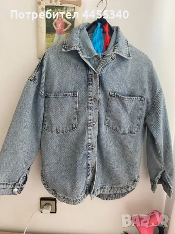 Дамска дънкова риза , снимка 1