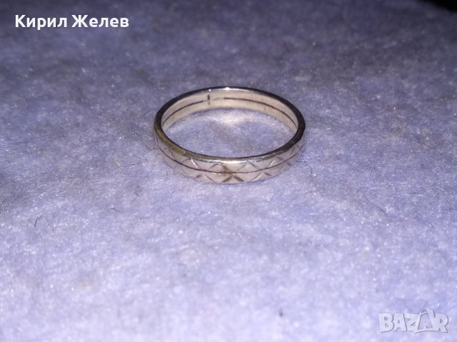 СТАРИНЕН ФИН СРЕБЪРЕН РЕТРО АРТ ПРЪСТЕН ХАЛКА КОВАНО СРЕБРО ВИСОКА ПРОБА РЪЧНО ОРНАМЕНТИРАН 35034, снимка 3 - Антикварни и старинни предмети - 39643665