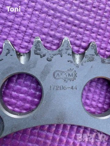 Заден Зъбак/Пиньон AFAM 44 Kawasaki - Алуминий, снимка 5 - Части - 50368199