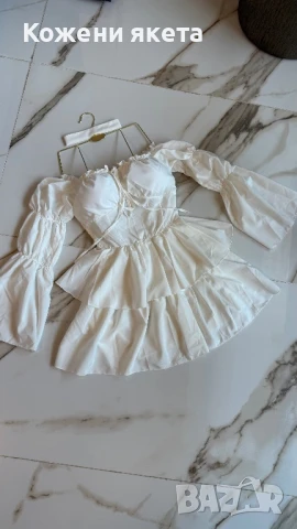 Налични рокли с ръкав и чокър страхотни и удобни, снимка 2 - Рокли - 51200043