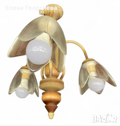 Класически полилей за таван., снимка 5 - Лампи за таван - 52119313