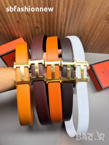Hermes колан естествена кожа в кутия, снимка 2 - Колани - 55771603