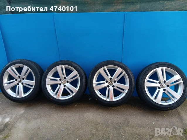 Оригинални алуминиеви джанти с гуми Volkswagen 205 50 17 ET39 7,0Jx17H2