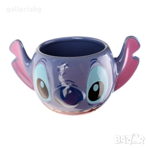 3D керамична чаша Stitch – анимационен герой, 200 мл, снимка 3 - Чаши - 51679509