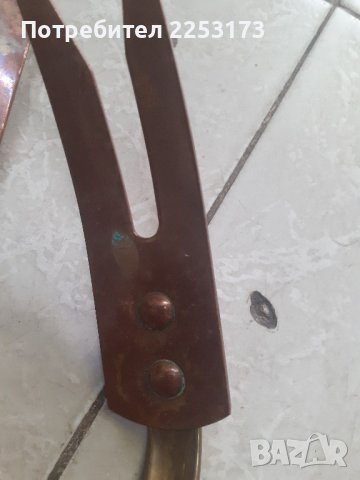 Стари медни кухненски прибори лот, снимка 2 - Съдове за готвене - 41538491