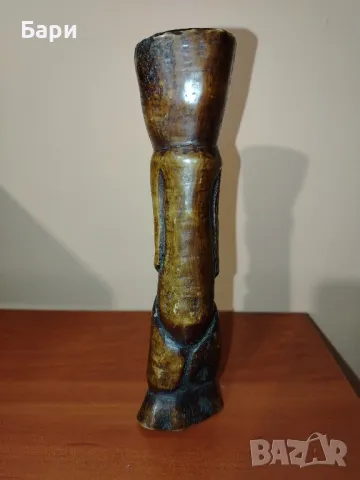 Рядка африканска статуя Bwami Lega от Заир - АФРИКА, снимка 3 - Статуетки - 48056293
