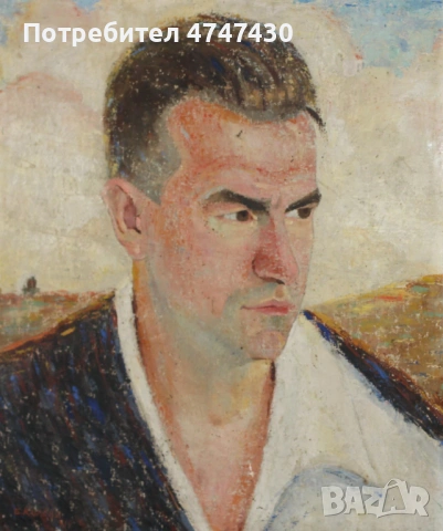 Борис Колев маслени бои портрет