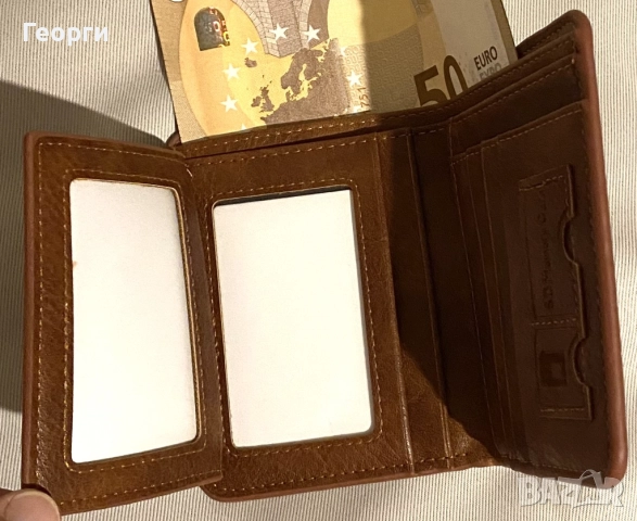Кожен мъжки портфейл с защита от електронни кражби (с RFID защита), снимка 12 - Портфейли, портмонета - 51633884