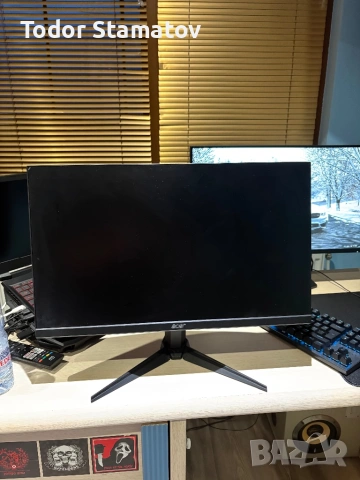 Продавам спешно!!! Монитор Acer QG214YEbii,23.8”,100hz,1ms,IPS,FreeSync