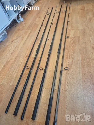 3бр Шаранска въдица Carbo Specialist Carp II, снимка 3 - Въдици - 55971694