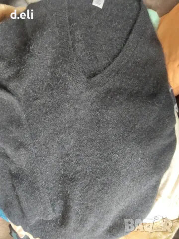 Halogen Size S 100% Кашмир Черен пуловер, снимка 4 - Блузи с дълъг ръкав и пуловери - 47574121