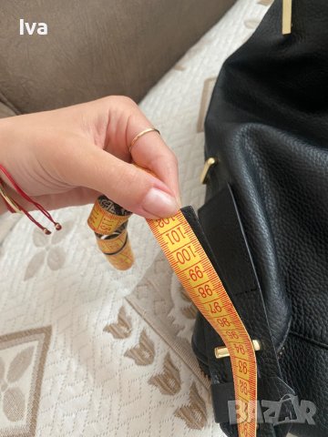 Дамска чанта естествена кожа черна , снимка 11 - Чанти - 40674616