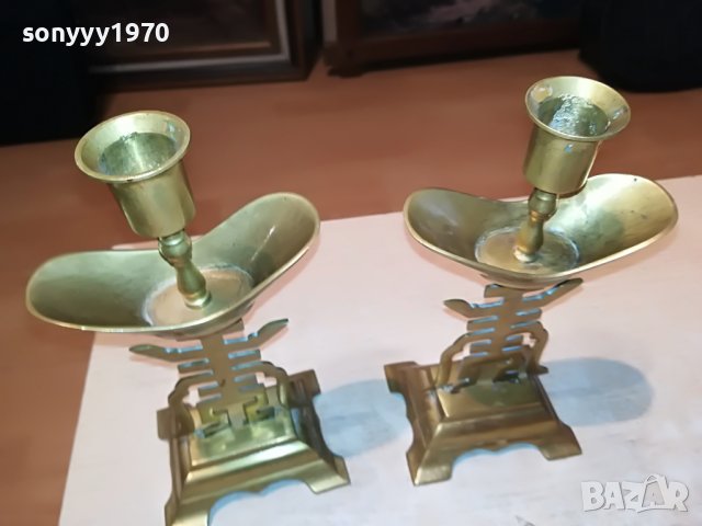 MADE IN HONG KONG-МЕД/МЕСИНГ-ВНОС FRANCE 1911222055, снимка 10 - Антикварни и старинни предмети - 38728488